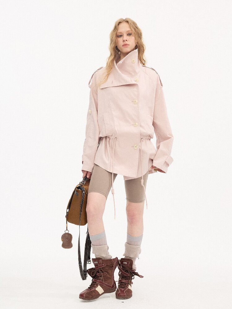 Double Drawstring Trench Coat【s0000015902】