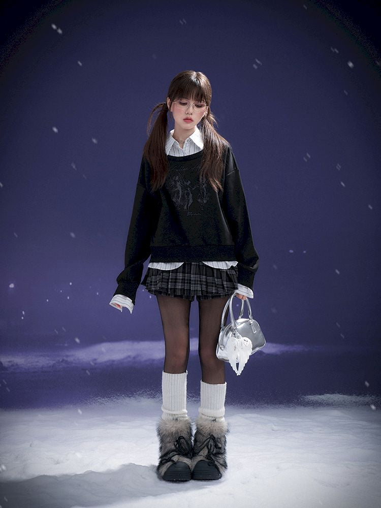 College Style Pullover【s0000011666】