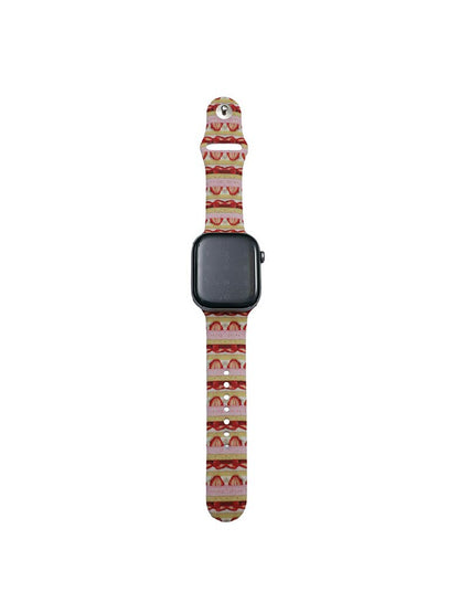 Rose Cake Print iWatch Watch Strap【s0000017466】