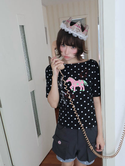 LuckyHorse Silver Stamped Boat Top【s0000018680】