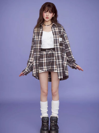 Casual Long Sleeve Shirt Jacket【s0000011670】