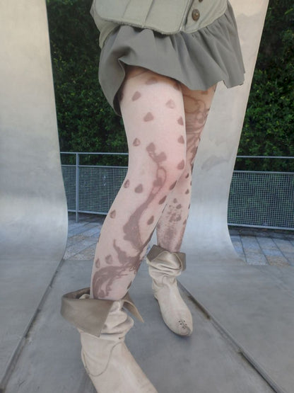 Irregular Print 10D Ultra-thin Stockings【s0000013174】