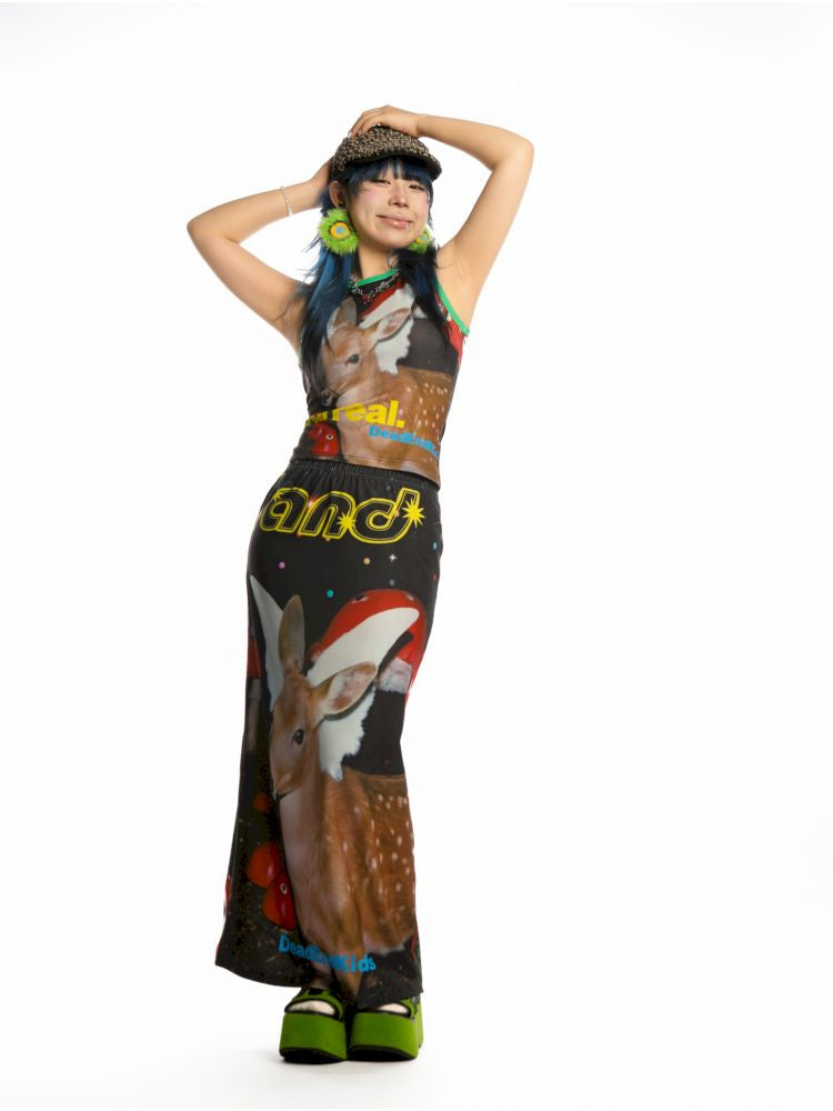 Y2K Stretch Casual Halter Long Skirt【s0000013521】