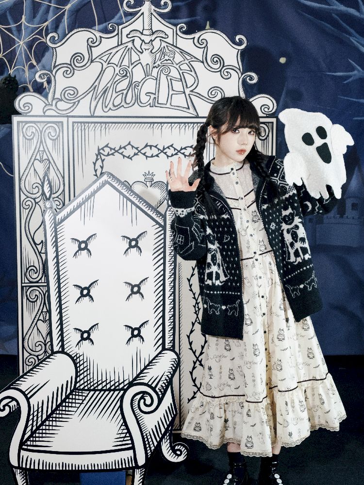 Cat Ears Devil's Tail Cardigan【s0000011559】