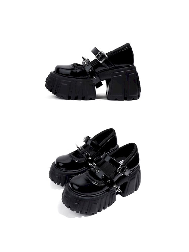Punk Style Mary Jane Single Shoes【s0000011734】
