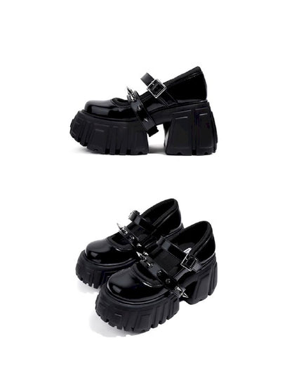 Punk Style Mary Jane Single Shoes【s0000011734】