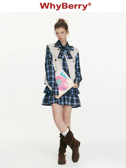 Lily Valley Double Breasted Vest【s0000015674】