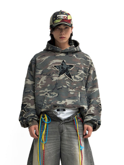 Camouflage Hooded Sweatshirt【s0000011694】