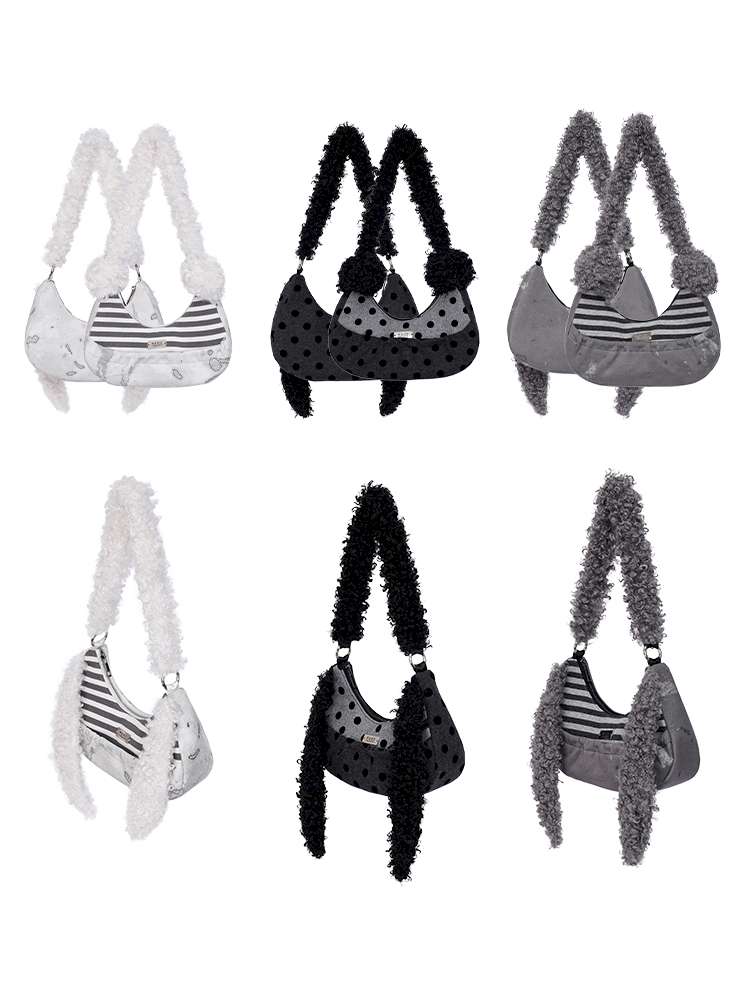 Rabbit Plush Versatile Commuter Crossbody Bag【s0000014618】