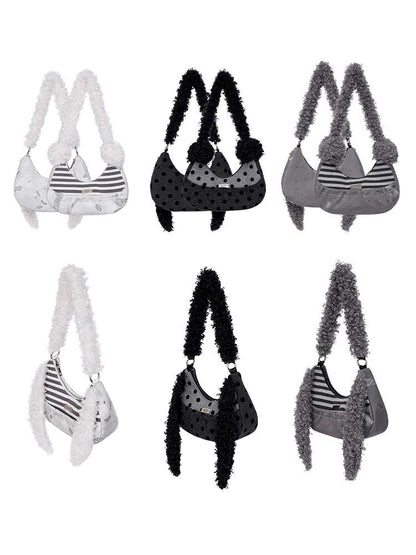 Rabbit Plush Versatile Commuter Crossbody Bag【s0000014618】