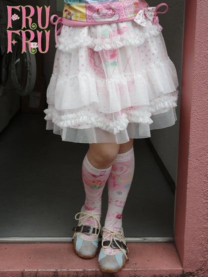 Double-Layer Tulle Short Skirt【s0000017756】