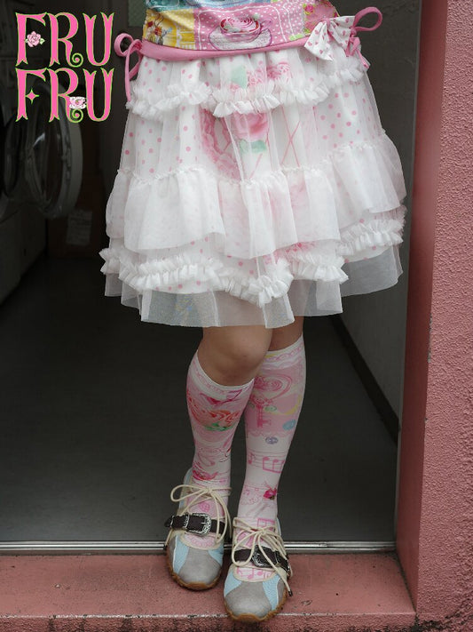 Double-Layer Tulle Short Skirt【s0000017756】