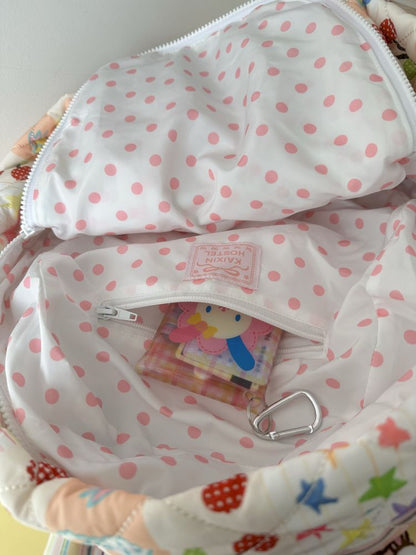 Quilted Cute Illustration Backpack【s0000012766】
