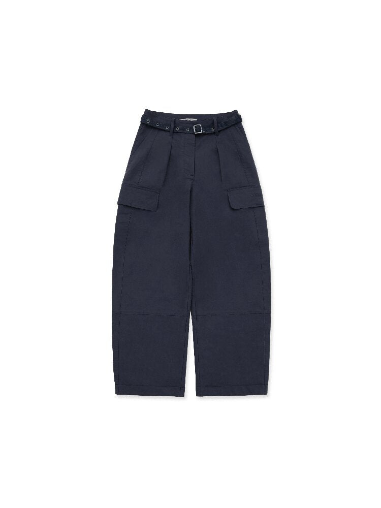 Long Staple Cotton Cargo Trousers【s0000016138】