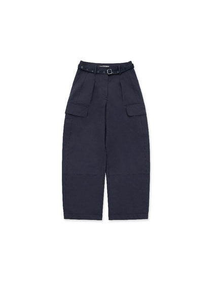 Long Staple Cotton Cargo Trousers【s0000016138】