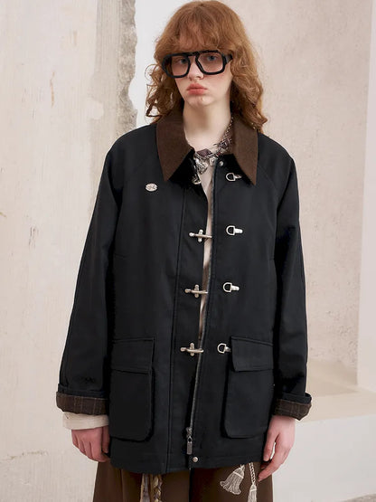 Cotton-lined trench coat【s0000014076】