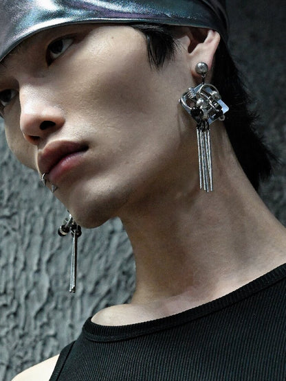 Hardcore Mechanical Punk Stud Earrings【s0000018874】