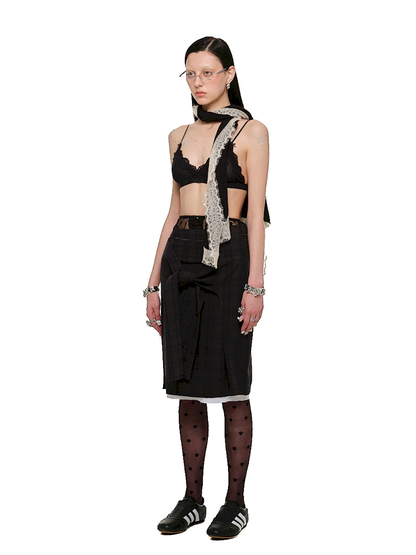 Buttonknot Suit Half-body Skirt【s0000011620】