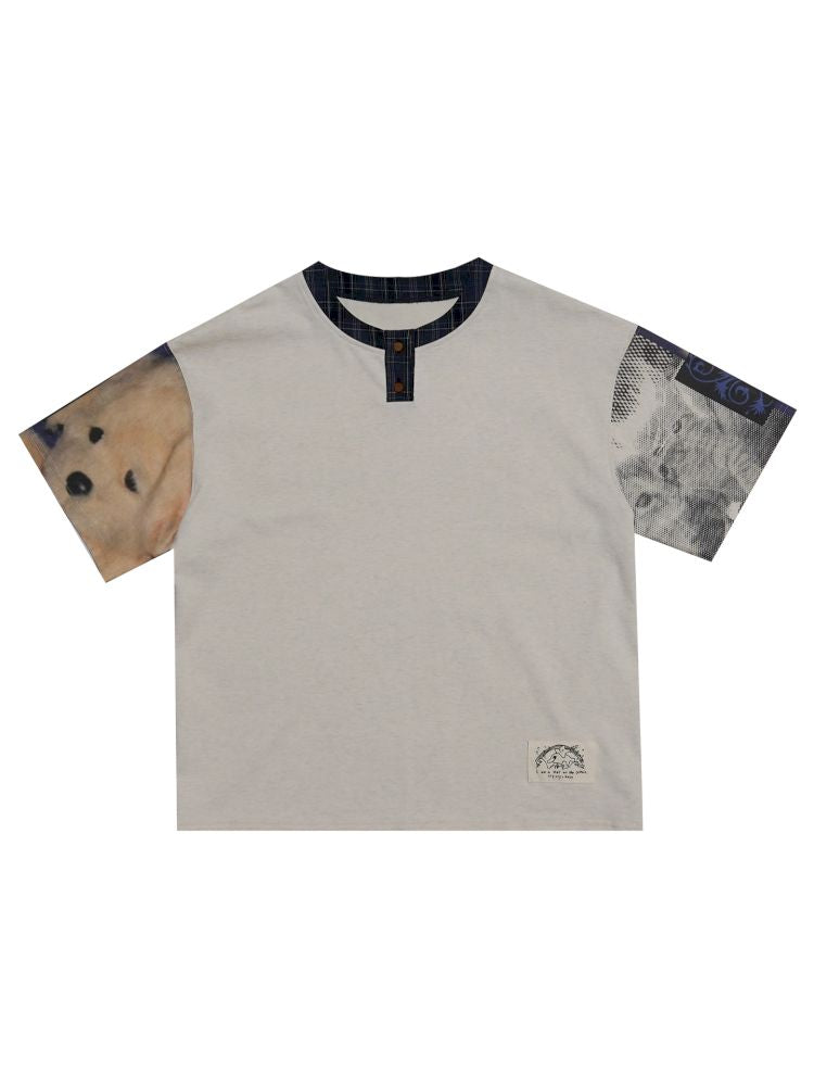 Fake two pieces T-shirt【s0000013511】