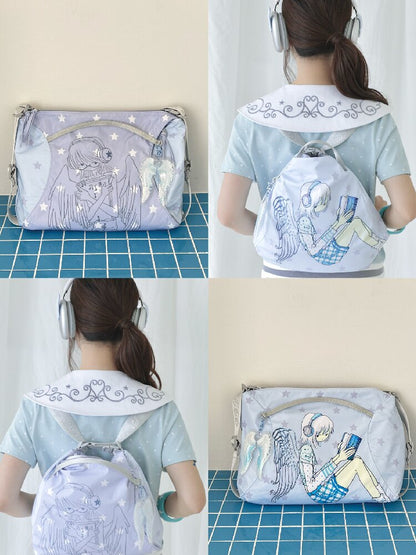 Double Sided Angel Star Multifunctional Bag【s0000017480】