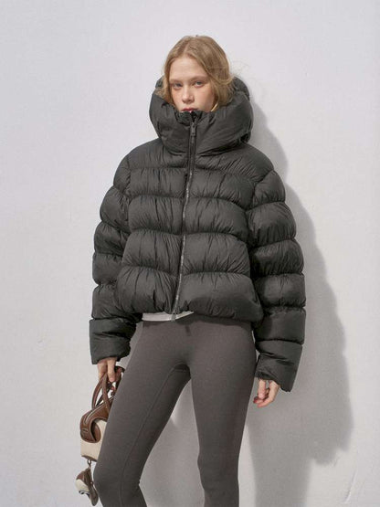 Velvet White Duck Down Jacket【s0000015219】
