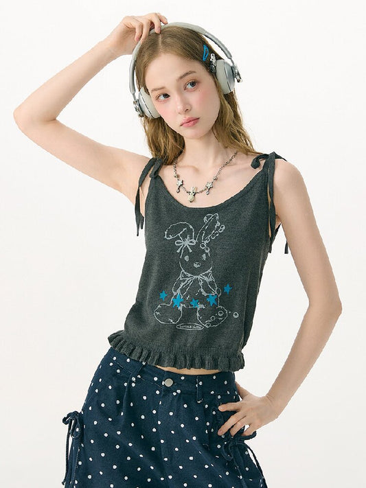 Summer Playful Rabbit Camisole【s0000017161】