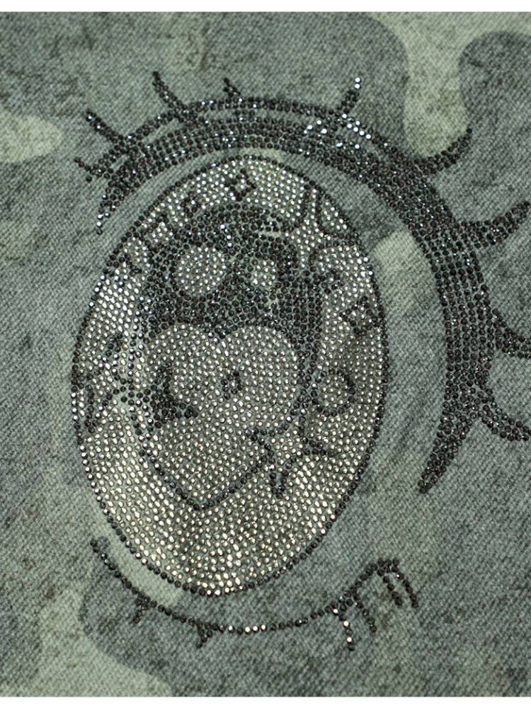 Rhinestone Paratrooper Camo Pants【s0000014449】