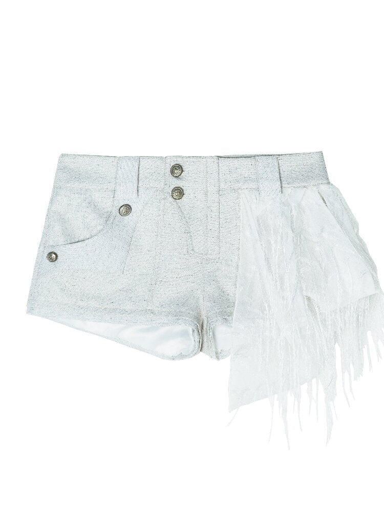 Gold Foil Block Vintage Low Shorts【s0000018378】