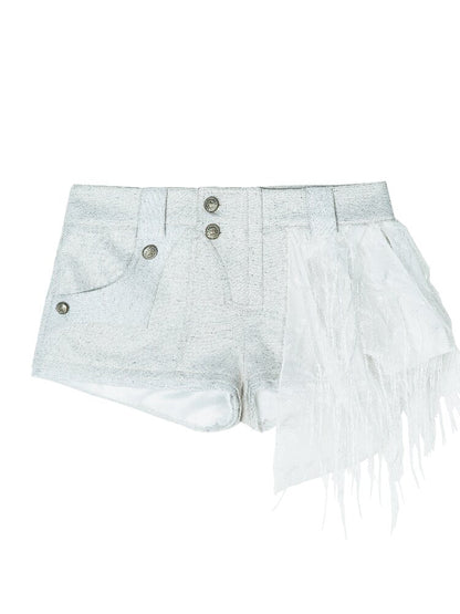 Gold Foil Block Vintage Low Shorts【s0000018378】