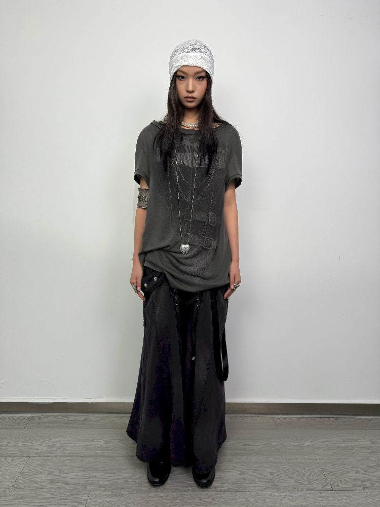 Backless Long Half Skirt【s0000012214】