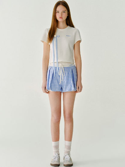 Bow Flutter T-shirt Short Sleeve【s0000011972】