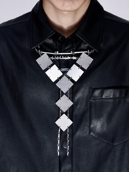 RoboCop Punk Trendy Body Chain Tie【s0000018826】