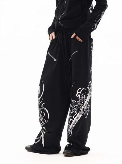 Dark Gothic Longsword Sweatpants【s0000018334】