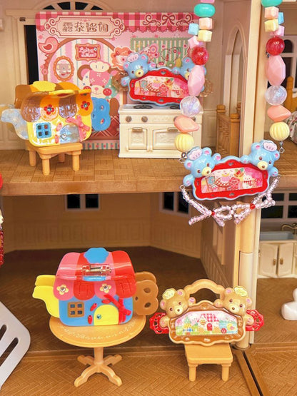 Acrylic Beaded Hair Clip Necklace【s0000011325】