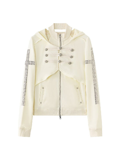 Metallic Napoleon Hooded Jacket【s0000018101】
