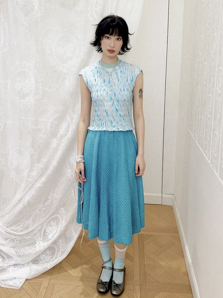 High waist loose umbrella skirt【s0000012280】