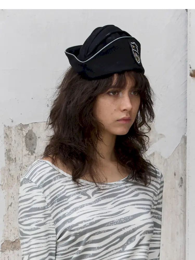 Scottish Tartan Boat Cap Beret【s0000014214】