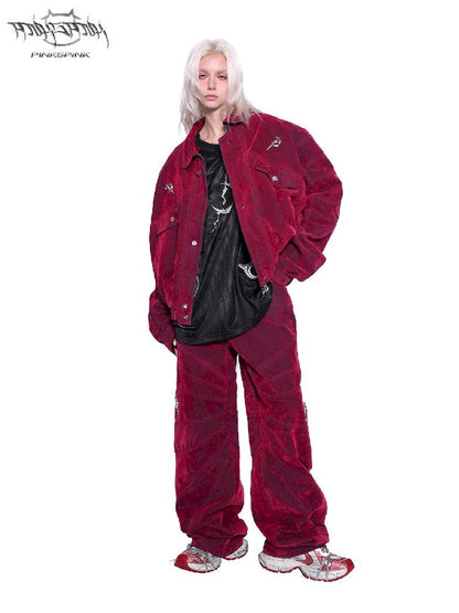 Y3K 벨벳 데님 재킷 [S0000011023]