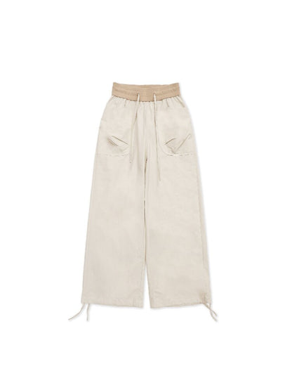 Threaded Waist Drawstring Pants【s0000017438】