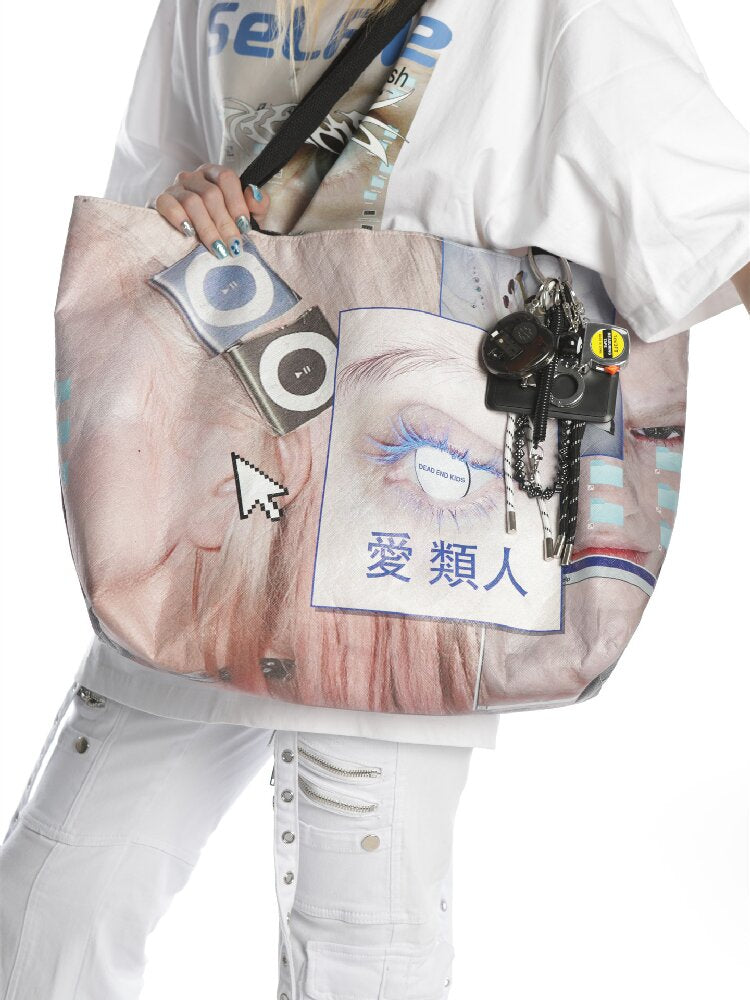 Dupont Paper Y2K Large Tote Bag【s0000016283】