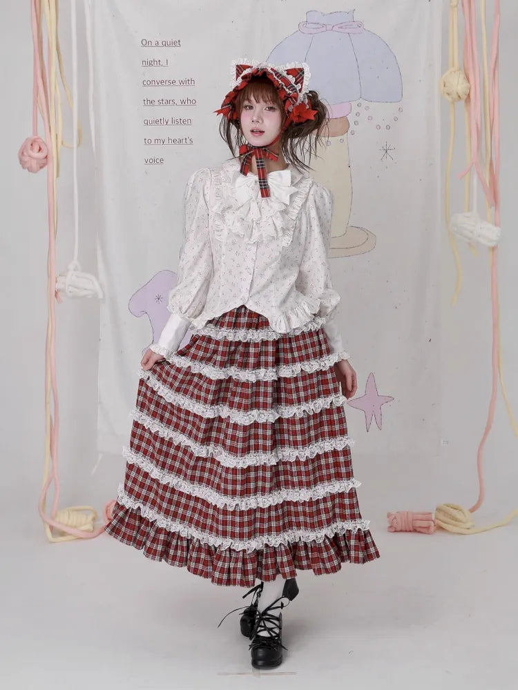 Lolita Showa-Era Girl Adorable Niche Half-Skirt【s0000014105】