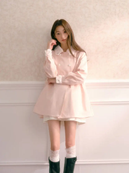 Princess-Style Wide-Swing Pleated Jacket【s0000014337】