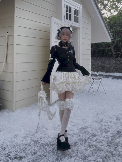 Cinching Short Cardigan T-Shir【s0000011343】