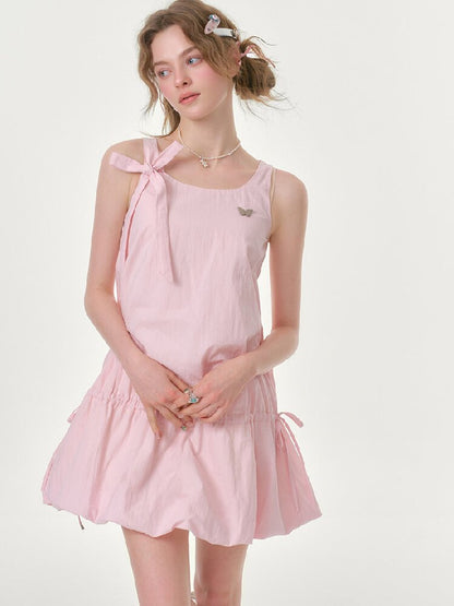 Lace Up Bud Hem Camisole Dress【s0000016615】