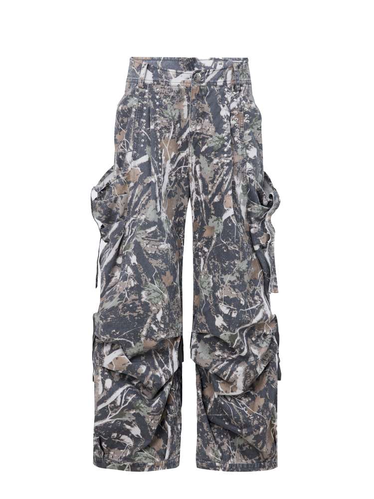 Vintage Street Functional Cargo Pants【s0000014714】