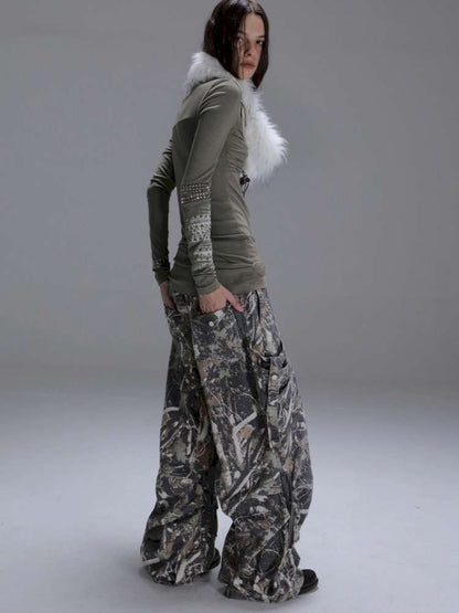 Vintage Street Functional Cargo Pants【s0000014714】