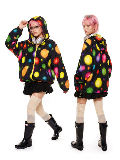 Teflon Retro Polka Dot Jacket【s0000017849】
