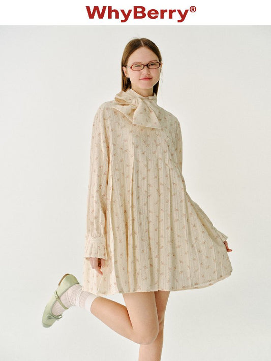 Floral Long Sleeve Dress【s0000011970】