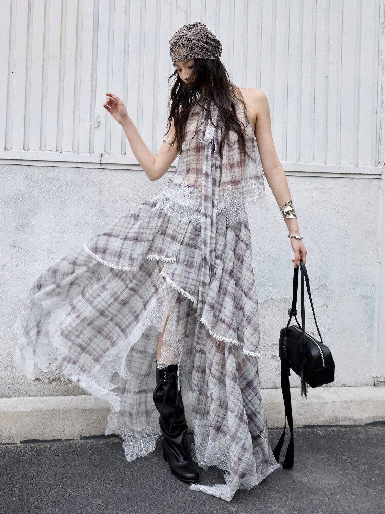 Romantic Irregular Lace Patchwork Dress【s0000016862】