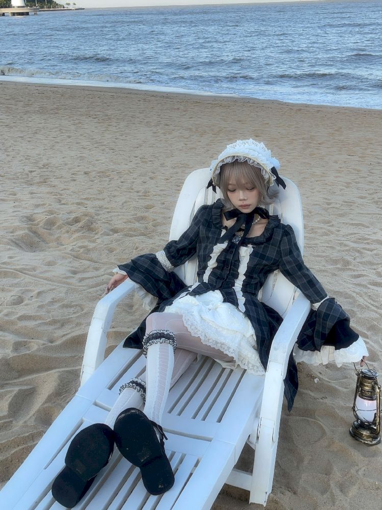 레이스 ji 슬리브 도베 테일 불규칙한 셔츠 [S0000011340]